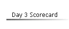 Day 3 Scorecard